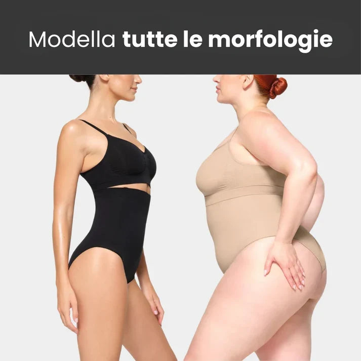 Culotte modellante a vita alta donna