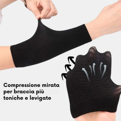 3D Compression Arm Sleeves – Sculpting Support